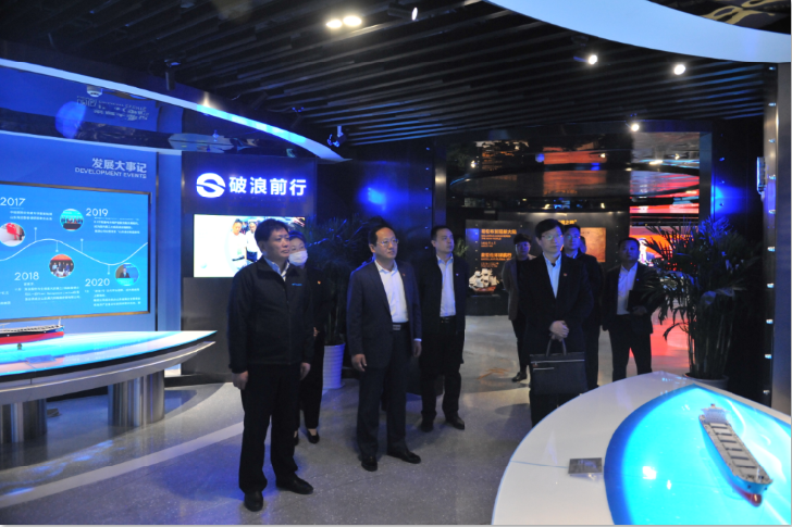 山东江南纪委赴山东机场和 海洋集团交流学习