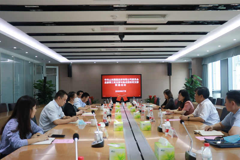 公司总部第三党支部与鲁成招标公司党支部开展结对共建活动